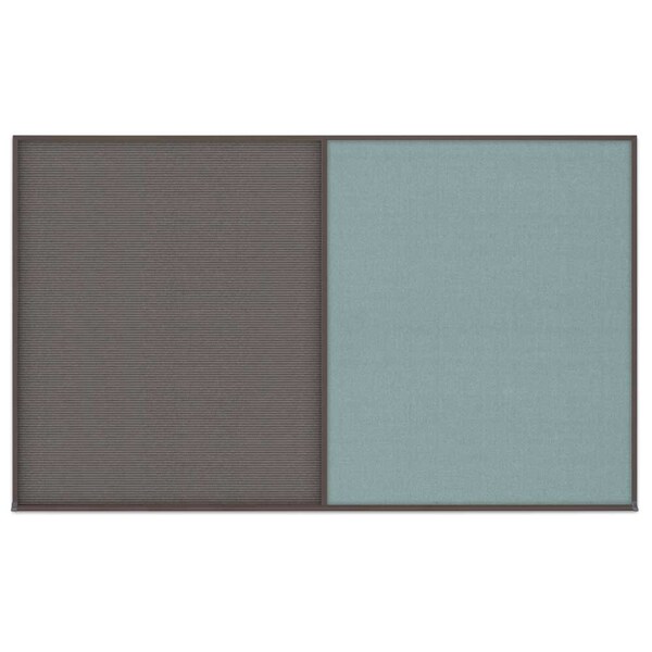 Triple Door Radius Corkboard, 96"x48", Hea